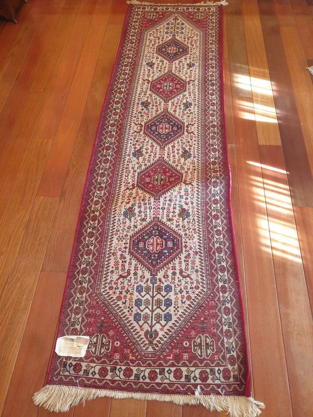 ALFOMBRA PASILLO PERSA ABADEH ANUDADA 0,80x2,95m