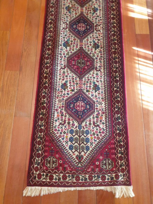 ALFOMBRA PASILLO PERSA ABADEH ANUDADA 0,80x2,95m