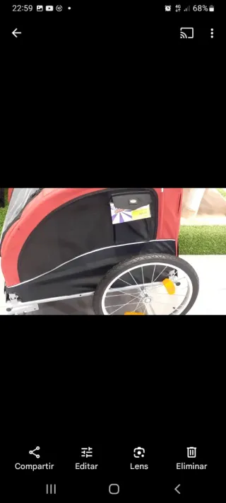 REMOLQUE CARRO PARA BICICLETAS