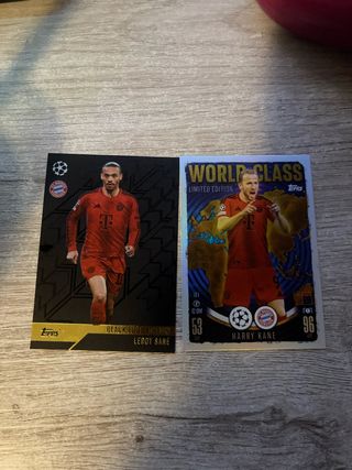 Cartas Leroy Sané & Harry Kane