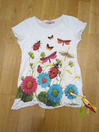 Camiseta Desigual  - Mariposas