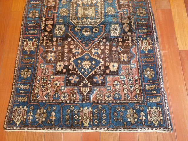 ALFOMBRA PERSA LANA ANUDADA A MANO 208x127cm