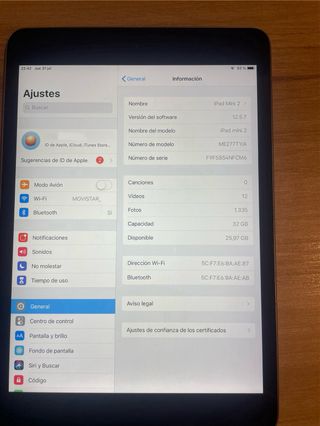 iPad Mini 2 32GB - Gris Espacial