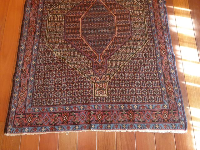 ALFOMBRA PERSA SENNEH ANUDADA A MANO 185x135cm