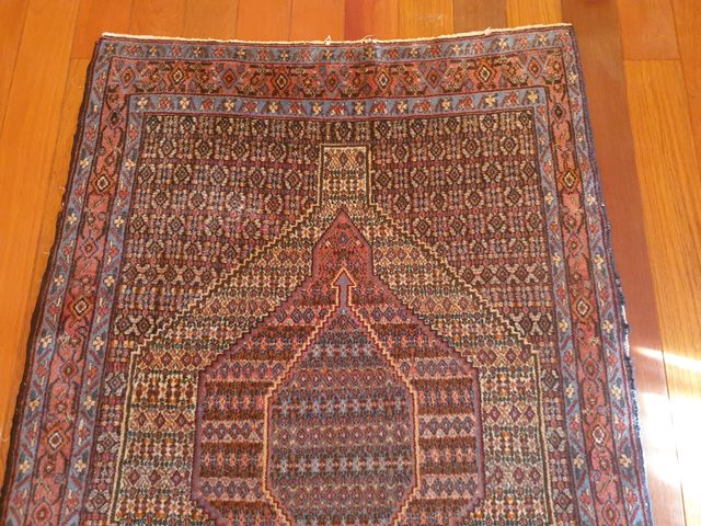 ALFOMBRA PERSA SENNEH ANUDADA A MANO 185x135cm