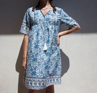 Vestito Donna Taglia M – Casacca Azzurra - NUOVO