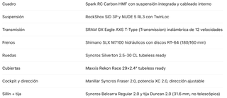 SCOTT SPARK RC TEAM 2025