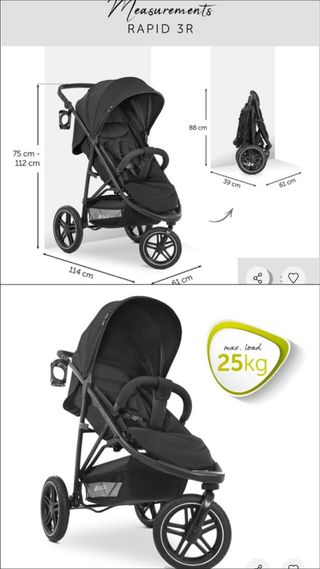 Hauck Rapid 3R - Silla Paseo