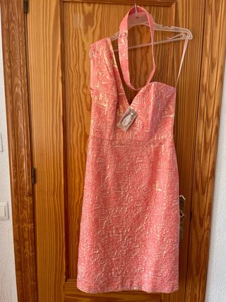 Vestido Dolores Promesas rosa - Ocasión especial