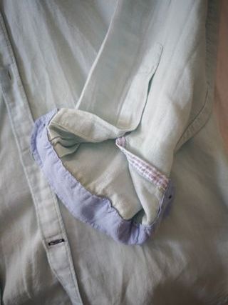 Camisa Zara verano celeste