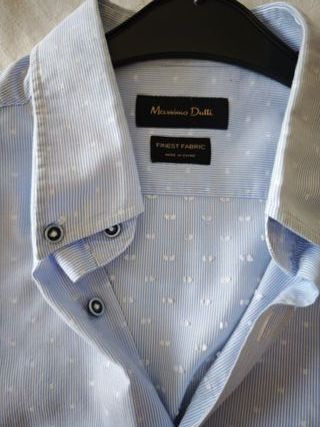 Camisa Massimo Dutti azul - Hombre