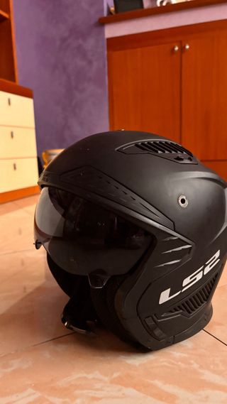 Casco moto LS2 Drifter nero