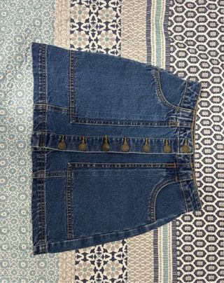 minifalda vaquera stradivarius xs