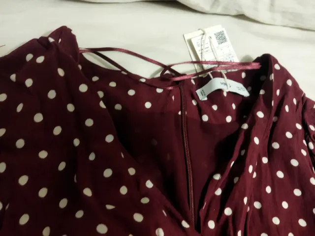 Mono lunares Mango - Rojo y blanco