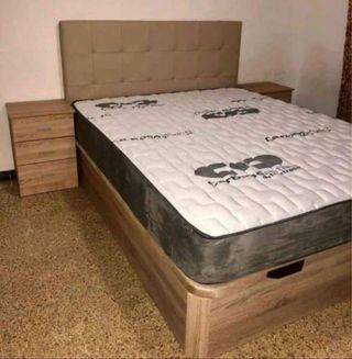 Canape + Colchón - Cama completa