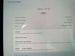 Tablet Samsung con teclado - Gris