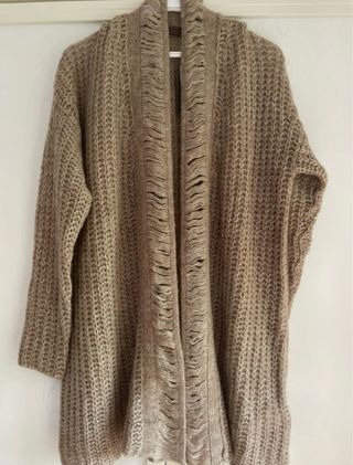 Chaqueta beige Cortefiel - Talla L