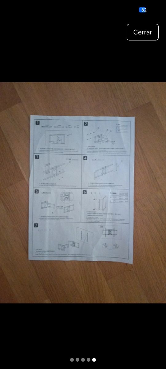 Soporte TV Pared CP643