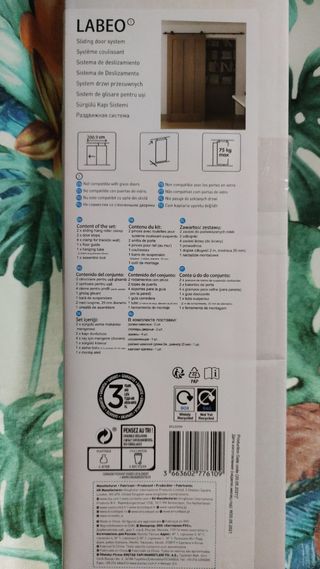 Sistema puerta corredera - Labeo 200cm