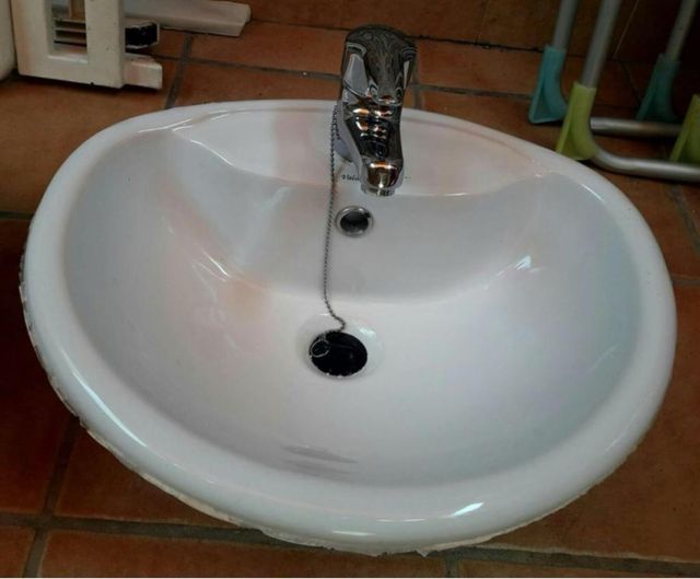 2 Lavabos Porcelana Blanco