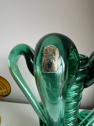 2 jarrones Gordiola Mallorca cristal