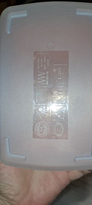 3 Contenitori Plastica 1,3L - Blu, Verde, Arancion