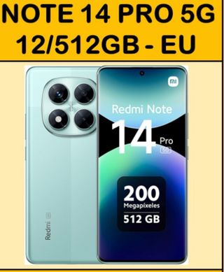 Xiaomi Redmi Note 14 Pro 5G - 12GB/512GB