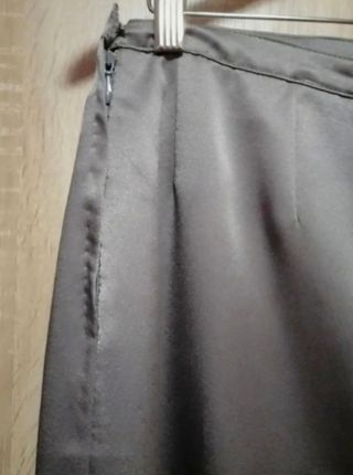 Conjunto seda gris - Chaqueta y Falda