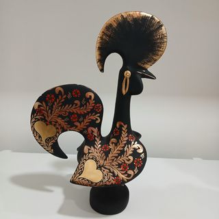 Galo pintado à mão (60cm)