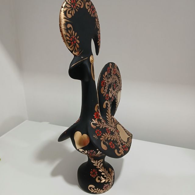 Galo pintado à mão (60cm)