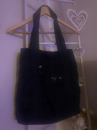 Borsa Puma nera shopper