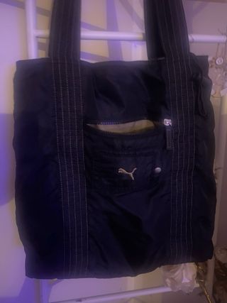 Borsa Puma nera shopper