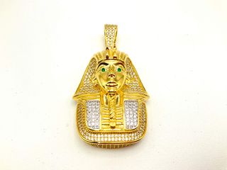 colgante oro 18k con circonita