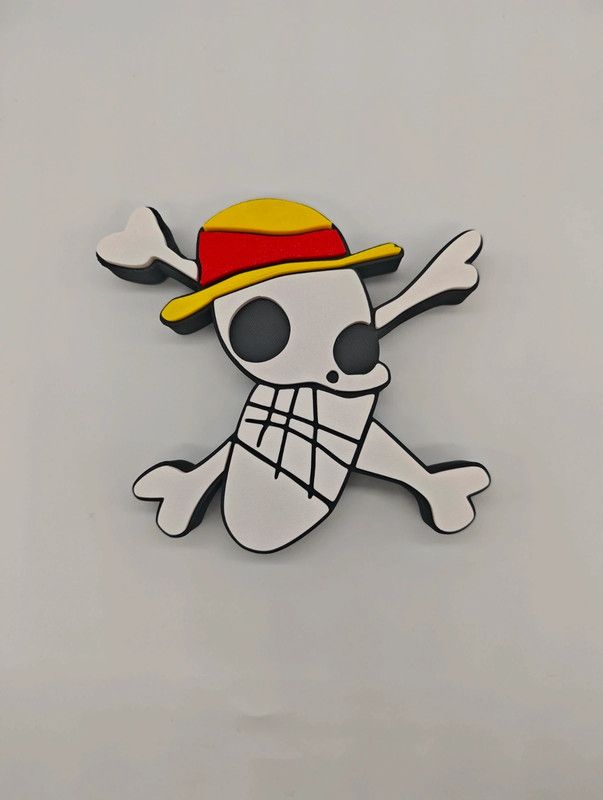 Primera bandera Luffy Jolly Roger 3D Logo OnePiece