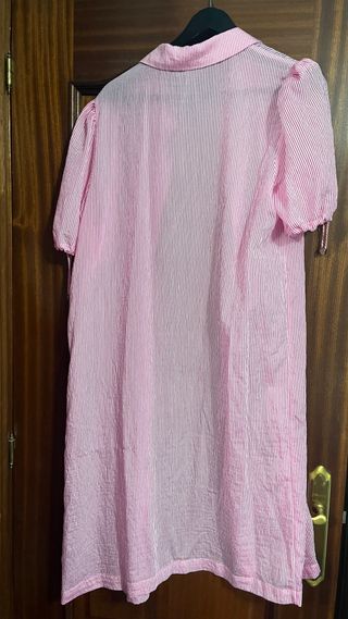 Vestido FREE/QUENT rayas rosa - L