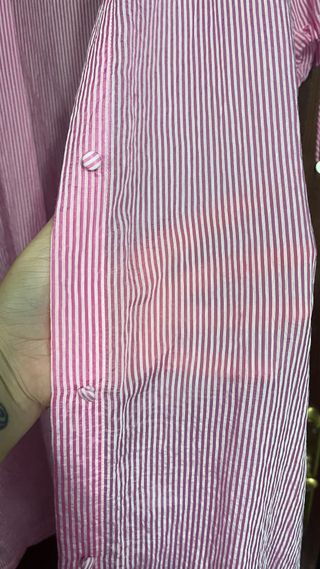 Vestido FREE/QUENT rayas rosa - L