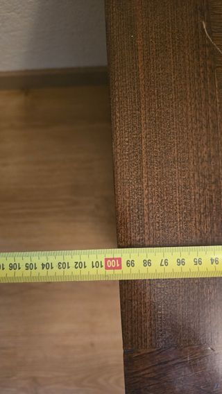 MESA DE CENTRO MADERA MACIZA CON CAJONES OCULTOS