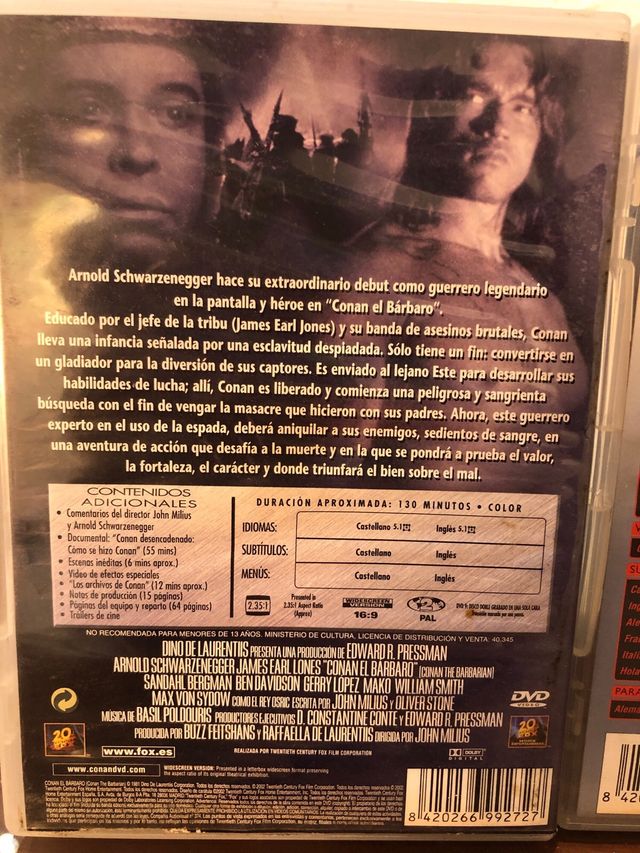 Conan el Bárbaro y Conan el Destructor. Ed Especia