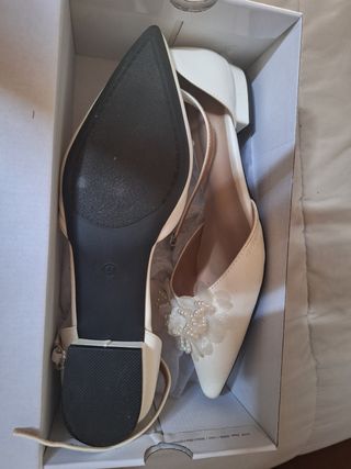 Zapatos novia blancos