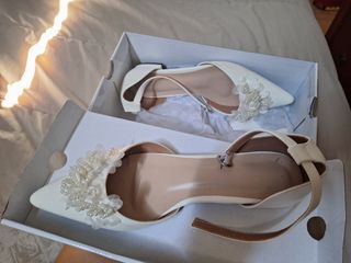 Zapatos novia blancos