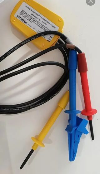 Martindale PC15250: Probador de continuidad trifás