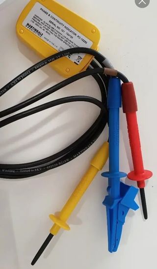 Martindale PC15250: Probador de continuidad trifás