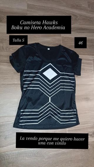 Camiseta Hawks Boku no Hero Academia - Talla S