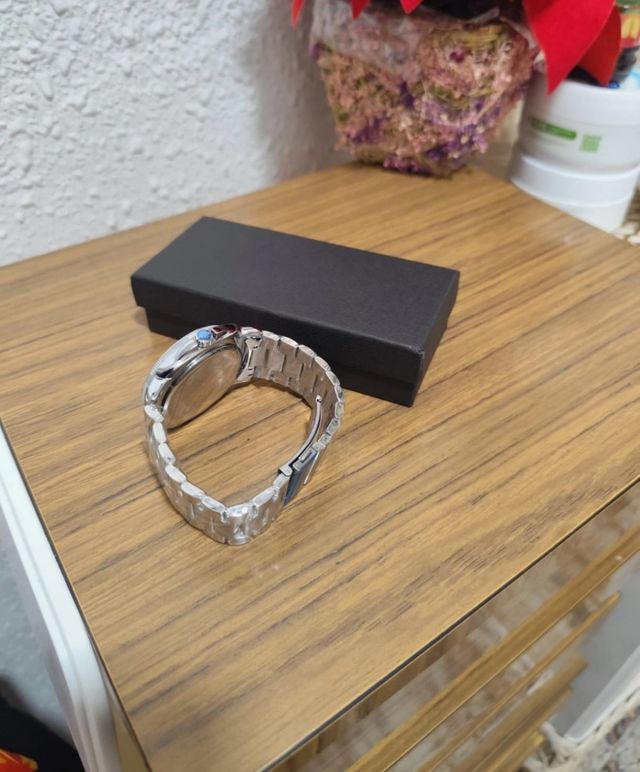 Reloj LIGE Hombre - Negro y Plata