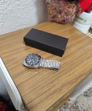 Reloj LIGE Hombre - Negro y Plata