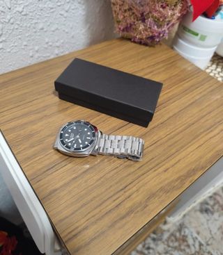 Reloj LIGE Hombre - Negro y Plata