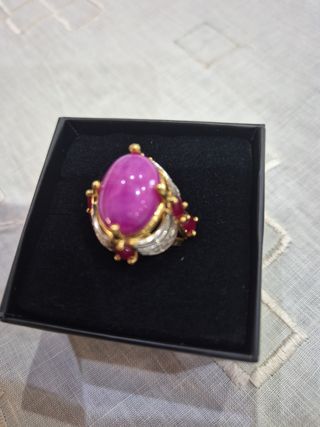 Anello Rubini - Rubino Stellato