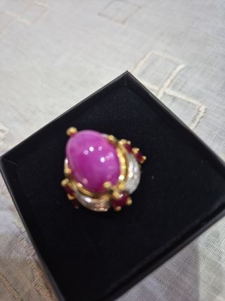 Anello Rubini - Rubino Stellato