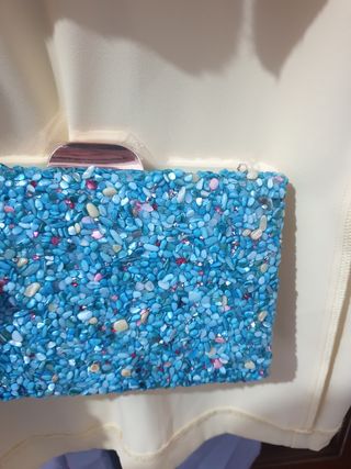 Bolso fiesta turquesa