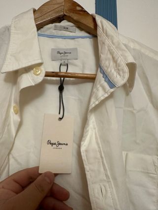 Camisa Pepe Jeans blanca talla S